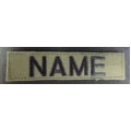 MILITARY STYLE NAME WITH OR WITH OUT VELCRO